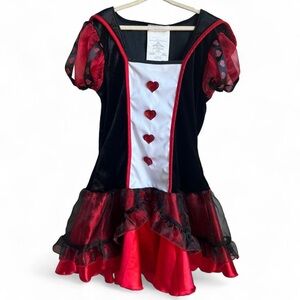 California Costumes Red and Black Heart Dress